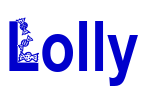 Lolly font